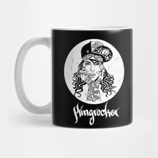 girl with tattoos and bandana Mug